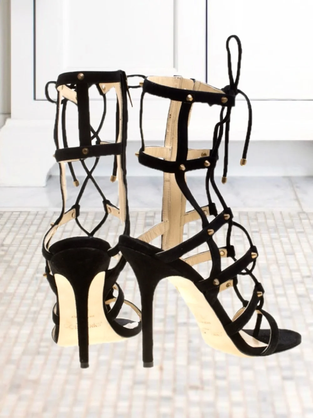 AUTHENTIC JIMMY CHOO GLADIATOR HEELS